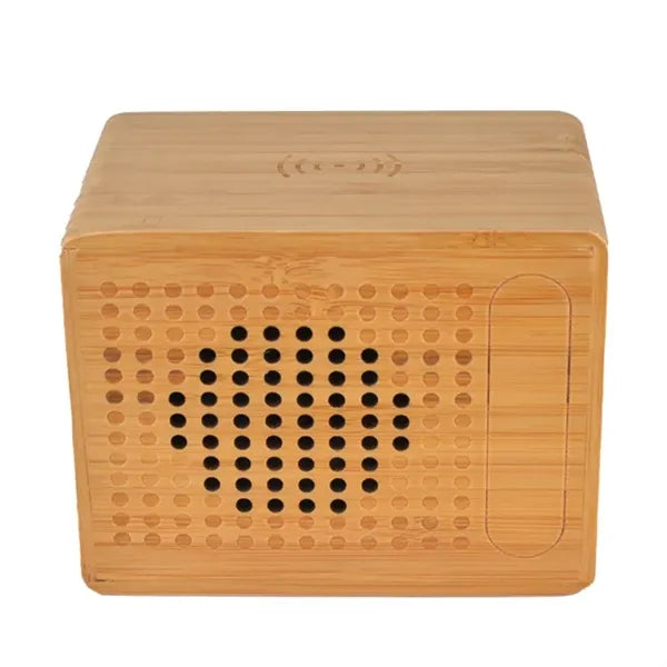Wooden Speaker with 10W Wireless Charger