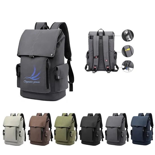 Water Resistant Oxford Fabric Backpack