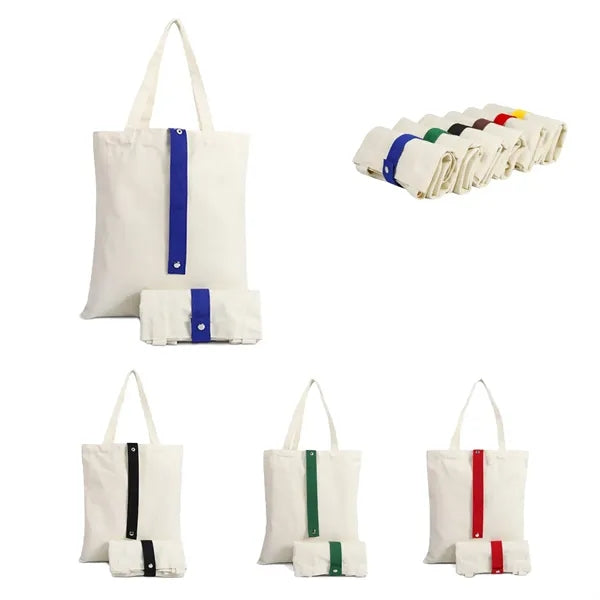 12 Oz. Strap Foldable Canvas Bag