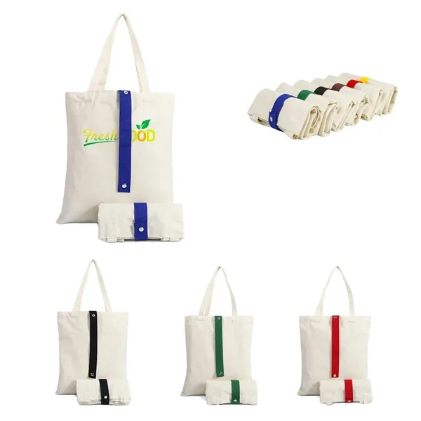 12 Oz. Strap Foldable Canvas Bag
