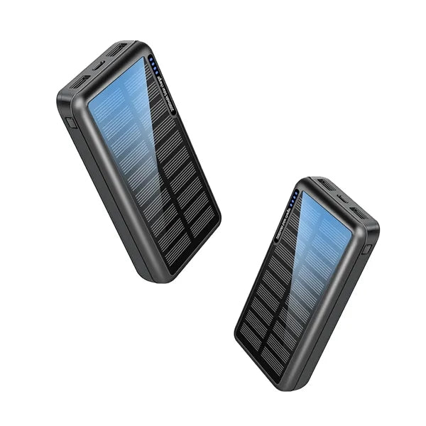 20000Mah Solar Power Bank Flashlight