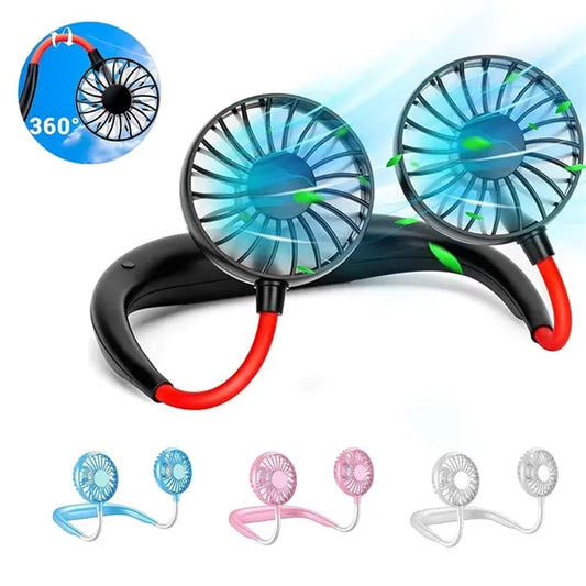 Hands Free Portable Neck Fan