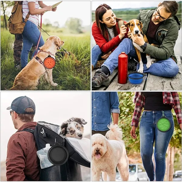 Collapsible Large Capacity (34OZ) Slow Food Bowl for Dogs