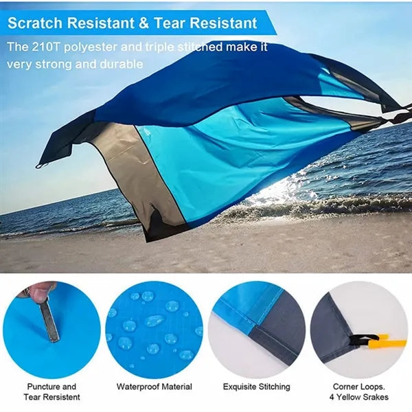 Oversized Waterproof Portable Beach Blanket