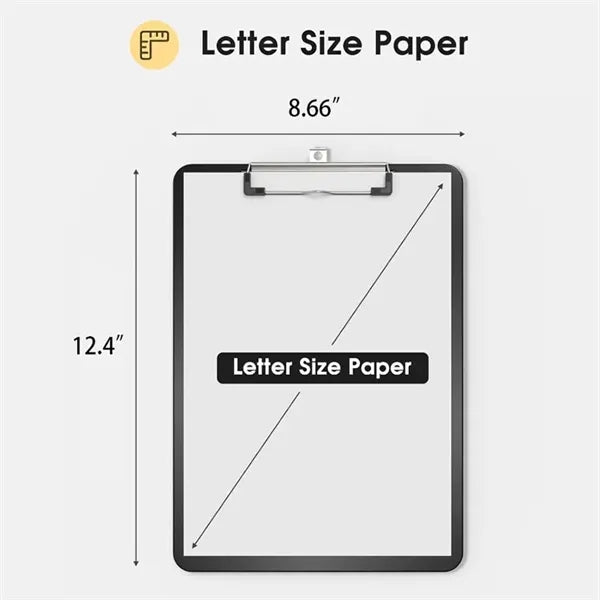 Black Plastic Clipboards
