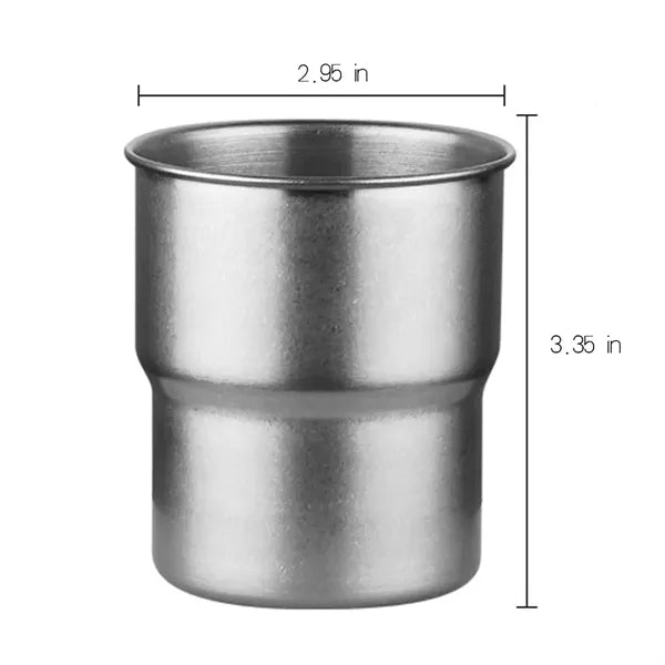 Outdoor Camping Portable Foldable Handle Cup With Straw Lid