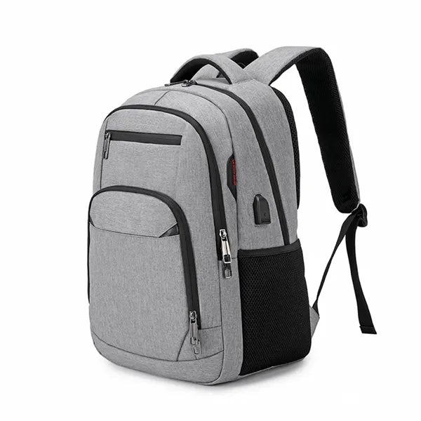 Large Capicity Travel Waterproof Laptop Backpack W/ USB Port
