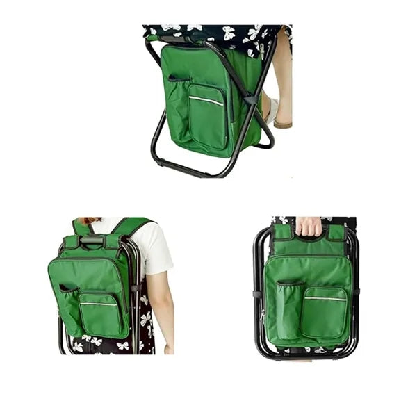 Multifunctional Outdoor Portable Folding Backpack Stool