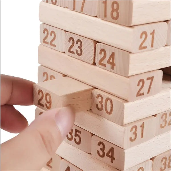 Wood Tumble Tower Blocks Game
