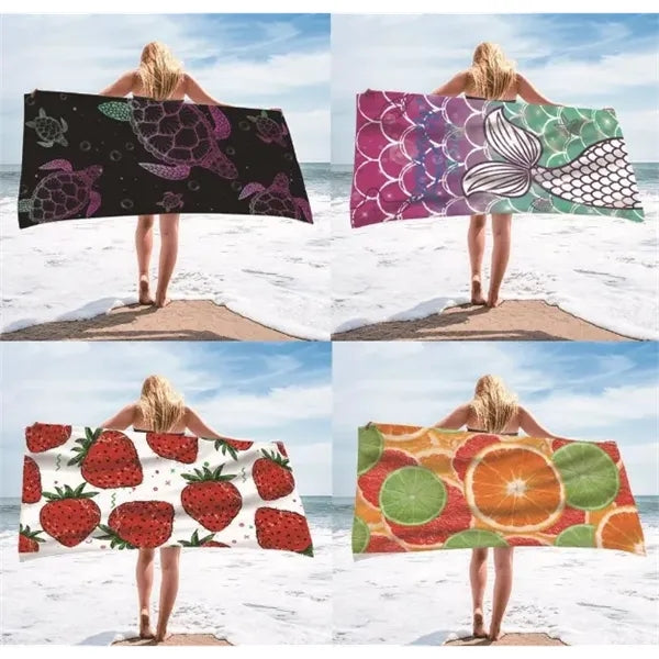 Oversize Full Color Quick Dry Beach Towel