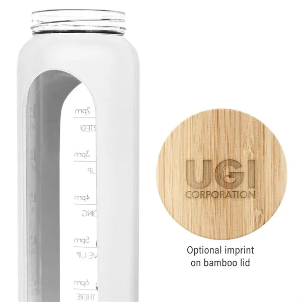 Bronte Glass Water Bottle 36 oz
