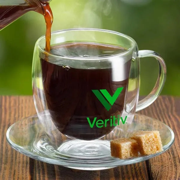 Double Wall Glass Mug 8.5 oz.