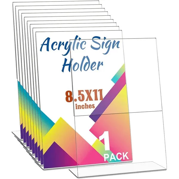 Acrylic Sign Stand Holder