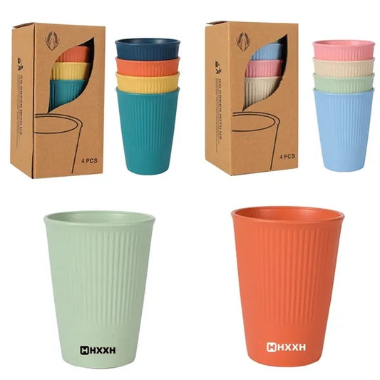 Wheat Straw Cups Set