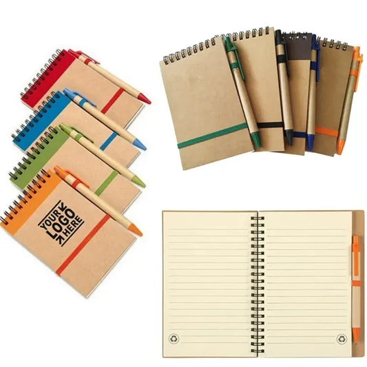 Spiral Journal Notebook with Pen