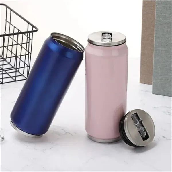 Stainless Steel Pop Can Coke Straw Bottle
