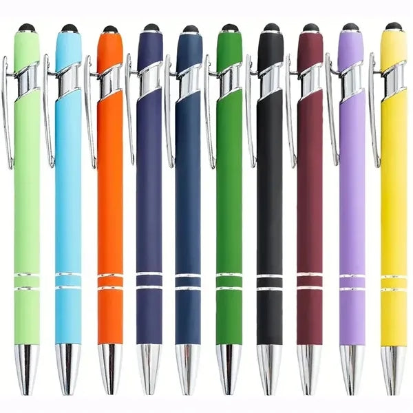 Soft Rubber Incline Stylus Metal Pen