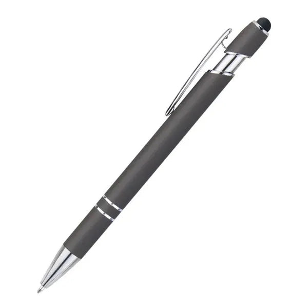 Soft Rubber Incline Stylus Metal Pen