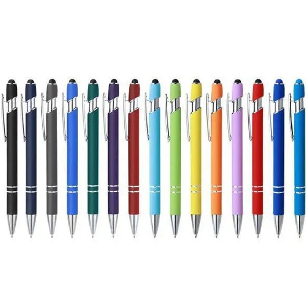 Soft Rubber Incline Stylus Metal Pen