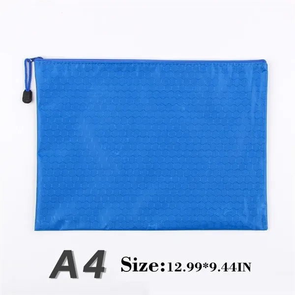 Waterproof Zipper File Bags A4