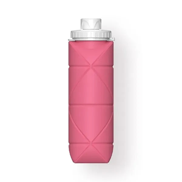 BPA-free silicone Lightweight and foldable water bottle