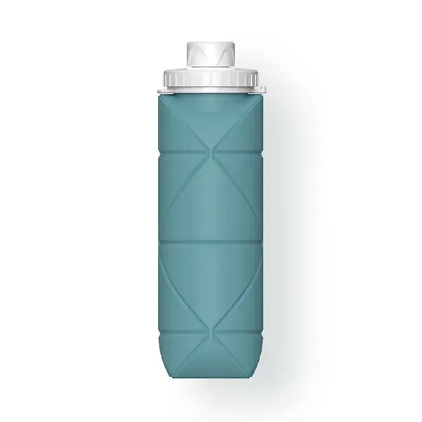 BPA-free silicone Lightweight and foldable water bottle