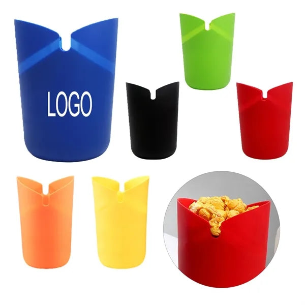 Foldable Snack Container Microwaved Bucket