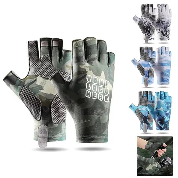 Sun Protection Fishing Fingerless Glove