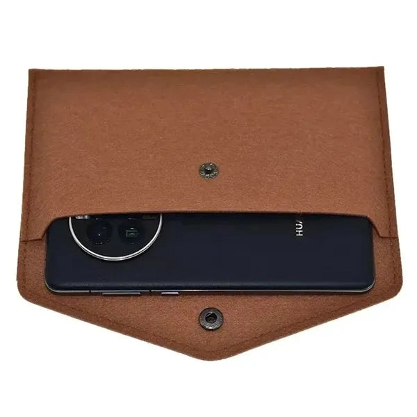Felt Jewelry Pouches with Snap Buttons