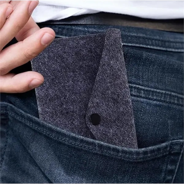 Felt Jewelry Pouches with Snap Buttons
