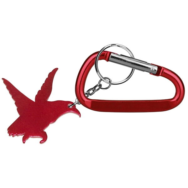 Eagle Shape Bottle Opener Key Chain & Carabiner
