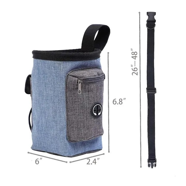Dog Training Snack Waist Shoulder Pouch Bag