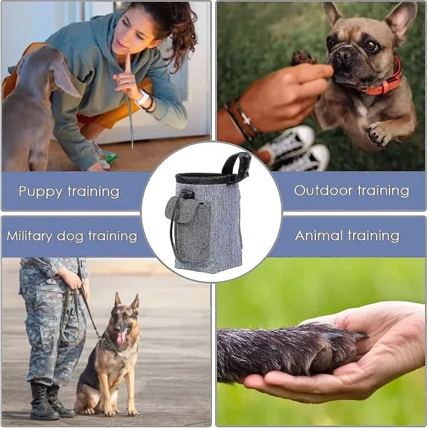 Dog Training Snack Waist Shoulder Pouch Bag