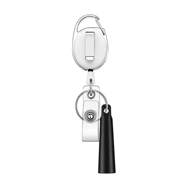 Badge Holder With Clip And Pen Cap.