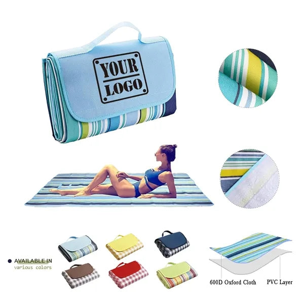 Polyester Foldable Beach Blanket