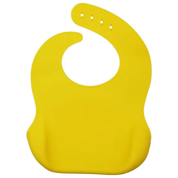 Cute Silicone Baby Bib with Pocket