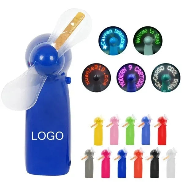 LED Pre-programmed Message Fan