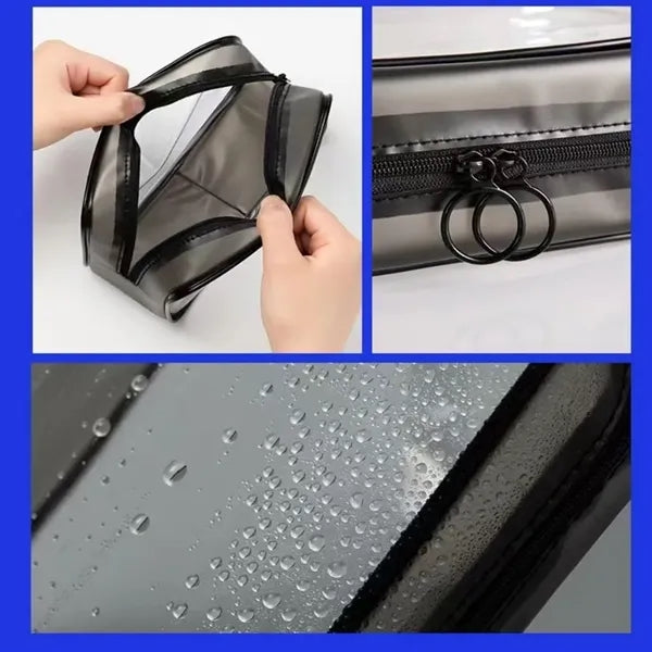PVC Waterproof Transparent Cosmetic Toiletry Bag