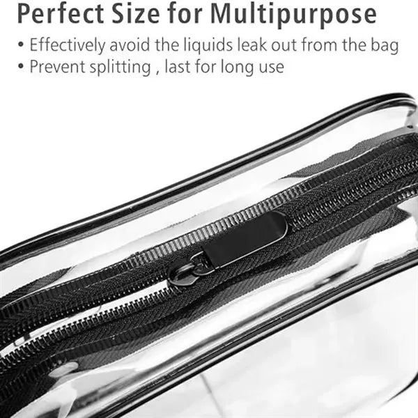 PVC Waterproof Transparent Cosmetic Toiletry Bag