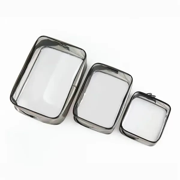 PVC Waterproof Transparent Cosmetic Toiletry Bag