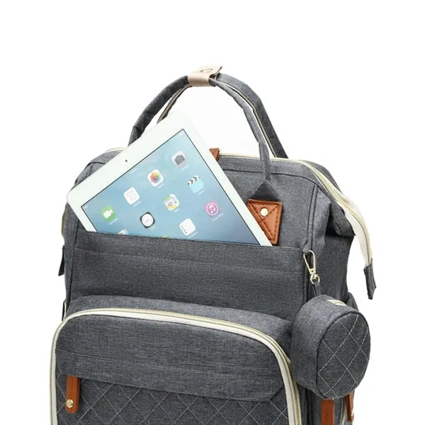 Waterproof USB Mummy Diaper Backpack