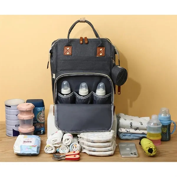 Waterproof USB Mummy Diaper Backpack