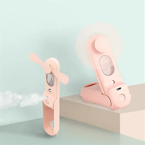 USB Mini Handheld Misting Fan