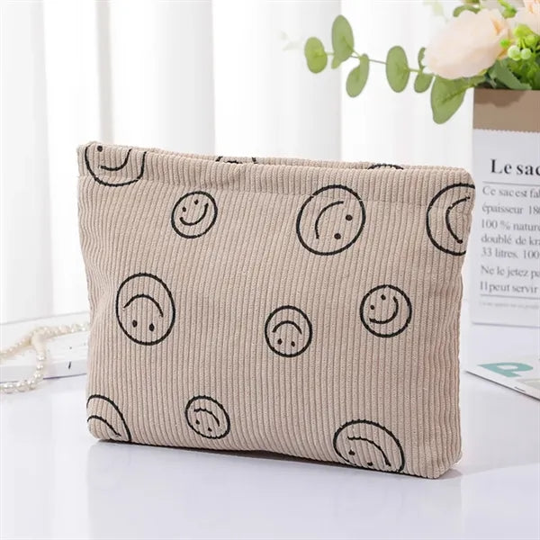 Cute Corduroy Toiletry bag