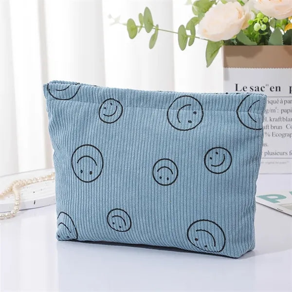 Cute Corduroy Toiletry bag