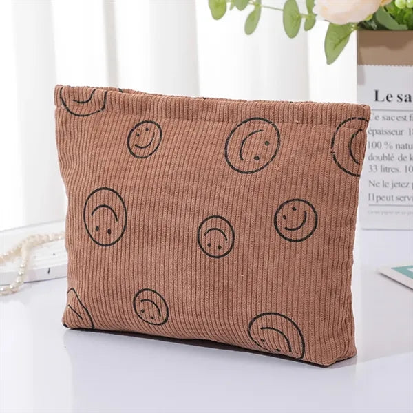 Cute Corduroy Toiletry bag