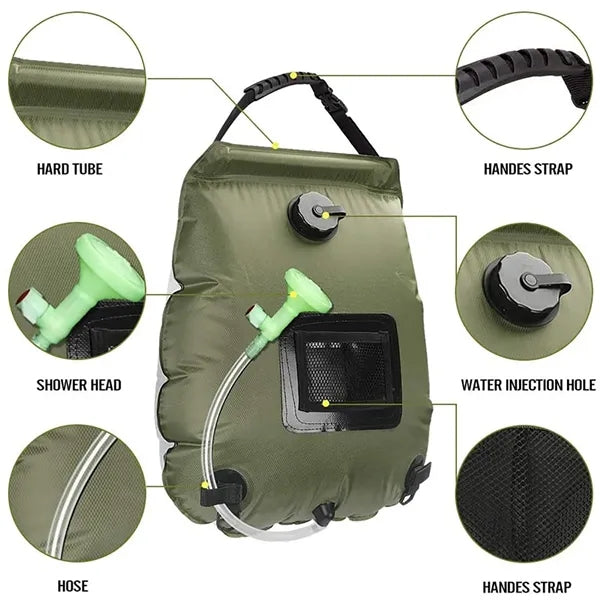 20L Solar Shower Bag