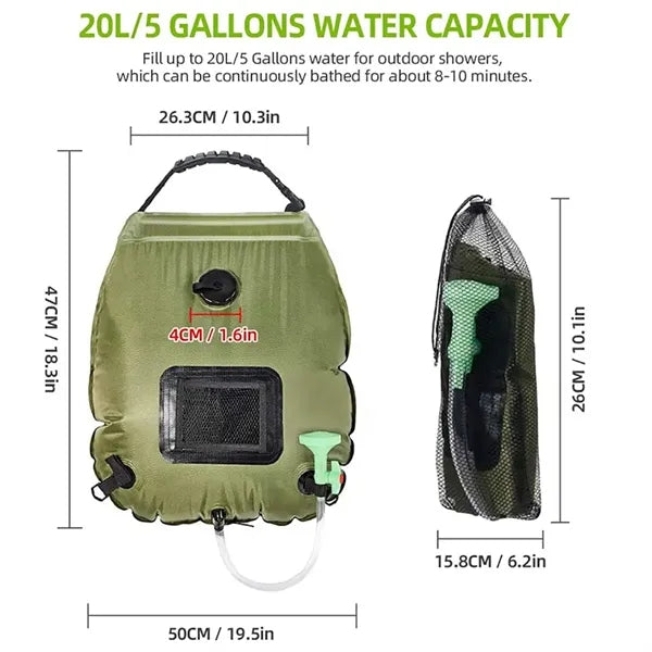 20L Solar Shower Bag