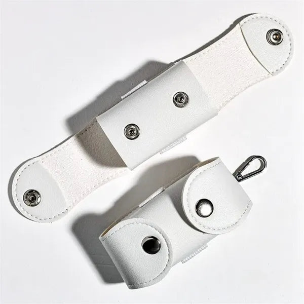 1.7" x 3.5" Mini Golf Ball Holder Bag w/Metal Lobs