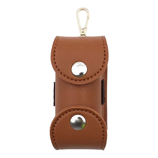 1.7" x 3.5" Mini Golf Ball Holder Bag w/Metal Lobs